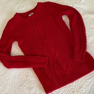 True Red Sweater Old Navy Size S